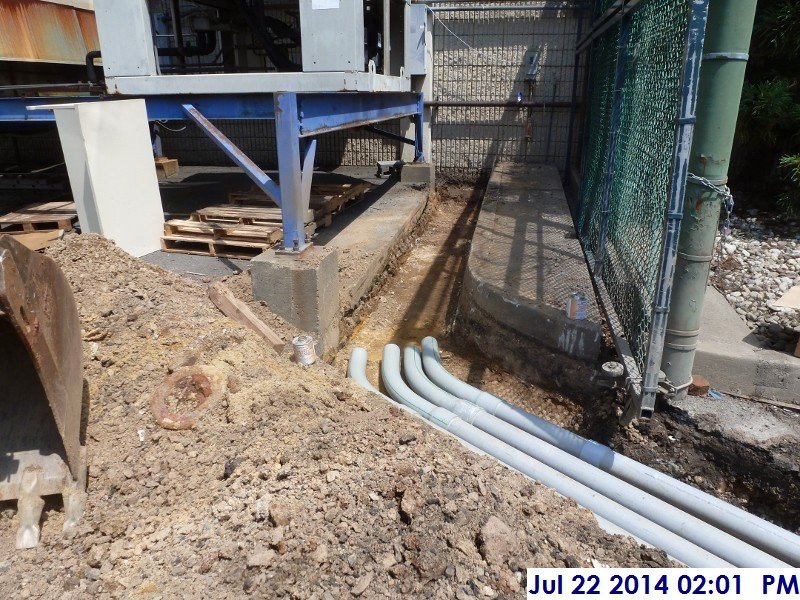 Underground piping for the Tele-Data at the Administration Bldg. parking Pic -1 (800x600)